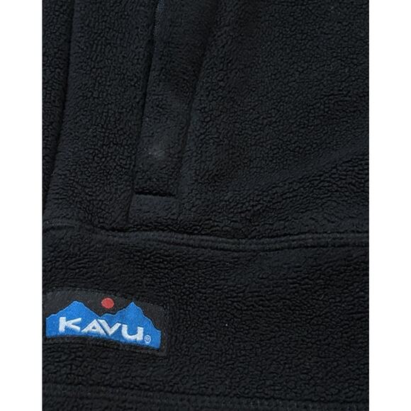 Kavu Jacket Women Small Black Fleece Full Zip Light Jacket Hike Outdoors Warm - Picture 7 of 7